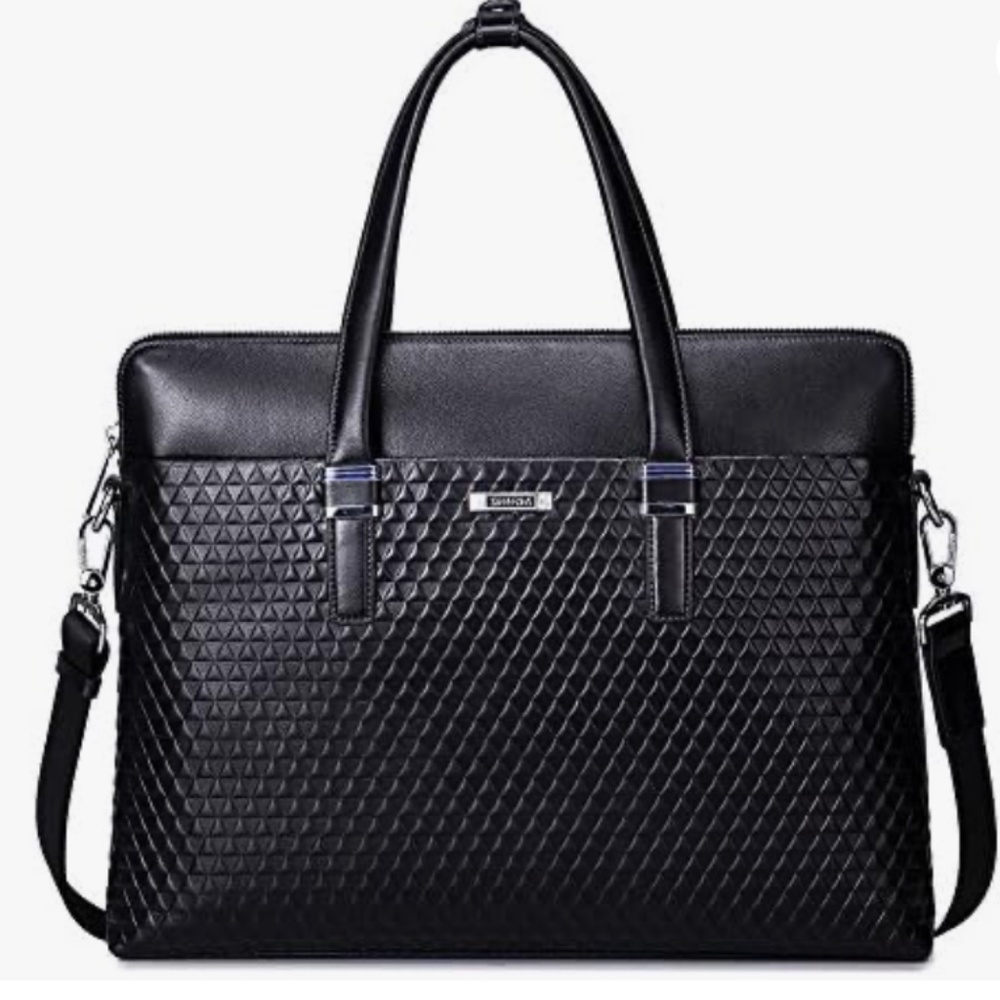 Sammons Top Quality Genuine Leather Laptop Briefcase/tote/shoulder Bag "Medici"s